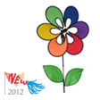 Rainbow Flower Windee Wheelz