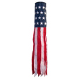 6"x40" US Stars & Stripes Embroidered