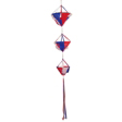 58" Red, White, Blue Spinset