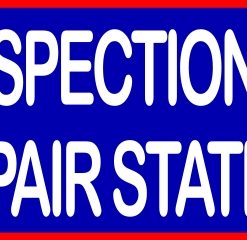 3' x 10' Inspection And Repair Station Banner