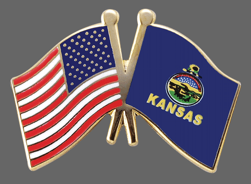 Kansas Friendship Pins