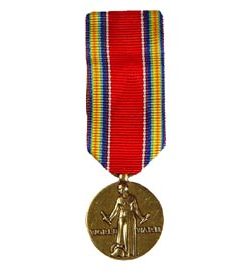 WWII Vicotry Mini Medal