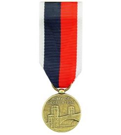 Army of Occupation Mini Medal