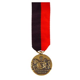 Navy Occupation Service Mini Medal