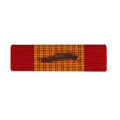 Gallantry Cross w/ Palm Ribbon
