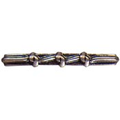 Silver Good Conduct Knot 3 Knot. 1 1/4"