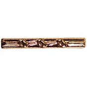 Gold Good Conduct Knot 3 Knot. 3/4"