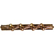 Gold Good Conduct Knot 4 Knot. 1 1/4"