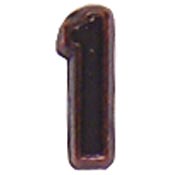 3/16" Bronze Air Medal Numerals   1