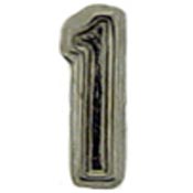 1/4" Silver Air Medal Numerals   1