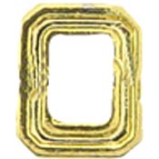 1/4" Gold Air Medal Numerals   0