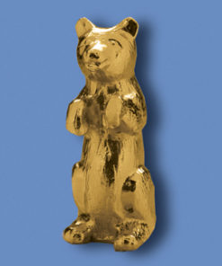 Gold Bear Top W/ Firrule