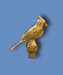 Gold Cardinal Top W/ Firrule