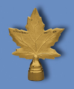 Gold Maple Leaf Top W/ Firrule