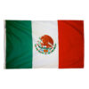 2 ft. X 3 ft. Nyl-Glo Mexico Flag, Mexico 2'x3' Nylon Flag, Perma-Nyl 2'x3' Nylon Mexico Flag