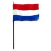 Netherlands Stick Flag 4″x6″, Netherlands 4″x6″ Stick Flag