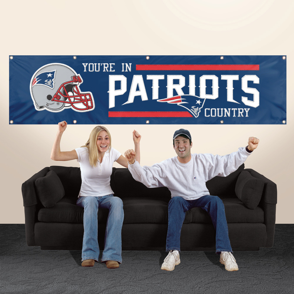 New England Patriots Giant 8' x 2' Banner