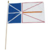 Newfoundland Canadian Province 12"x18" Stick Flag