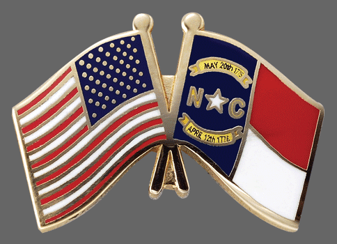 North Carolina Friendship Pins