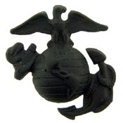 USMC Black Emb (right) Collar Size