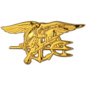 Seal Trident (gold) 1 15/16"