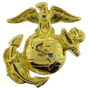 USMC Emb (gold) 1 3/4"