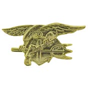 Seal Trident (gold) 1 1/4"
