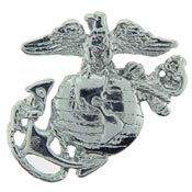 USMC Emb (silver) Collar Size