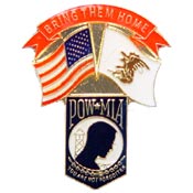 Illinois State POW/MIA Flag Pin