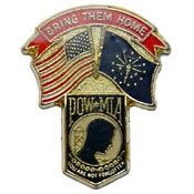 Indiana State POW/MIA Flag Pin
