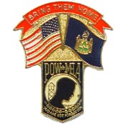 Maine State POW/MIA Flag Pin