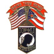 Ohio State POW/MIA Flag Pin