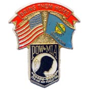 Oklahoma State POW/MIA Flag Pin