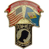 Delaware State POW/MIA Flag Pin