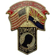Arkansas State POW/MIA Flag Pin