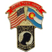 Connecticut State POW/MIA Flag Pin
