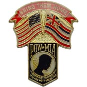 Hawaii State POW/MIA Flag Pin