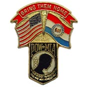 Missouri State POW/MIA Flag Pin