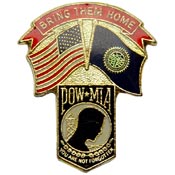 Nebraska State POW/MIA Flag Pin
