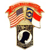 North Carolina State POW/MIA Flag Pin