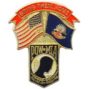 North Dakota State POW/MIA Flag Pin