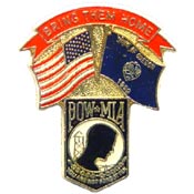 Oregon State POW/MIA Flag Pin