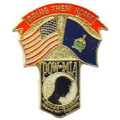 Virginia State POW/MIA Flag Pin