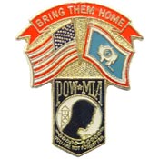 Wyoming State POW/MIA Flag Pin