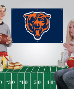 2'x3' Bears Banner + Vinyl Tablecloth