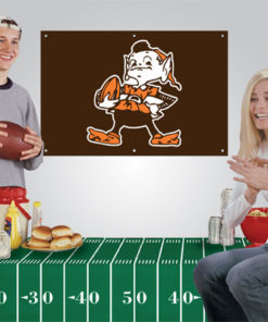 2'x3' Browns Banner + Vinyl Tablecloth