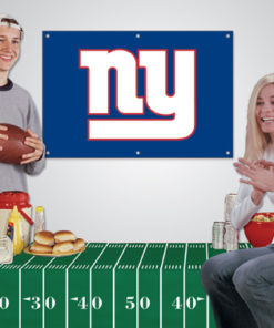 2'x3' Giants Banner + Vinyl Tablecloth