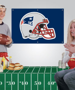 2'x3' Patriots Banner + Vinyl Tablecloth