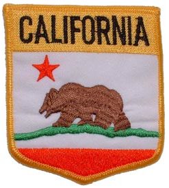 California Flag Shield Patch