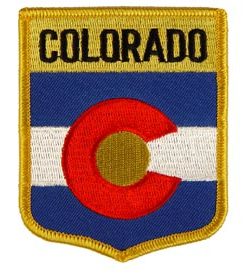 Colorado Flag Shield Patch